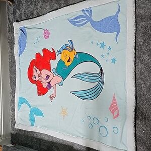 Cozy Sherpa Little Mermaid 50x60 Blanket